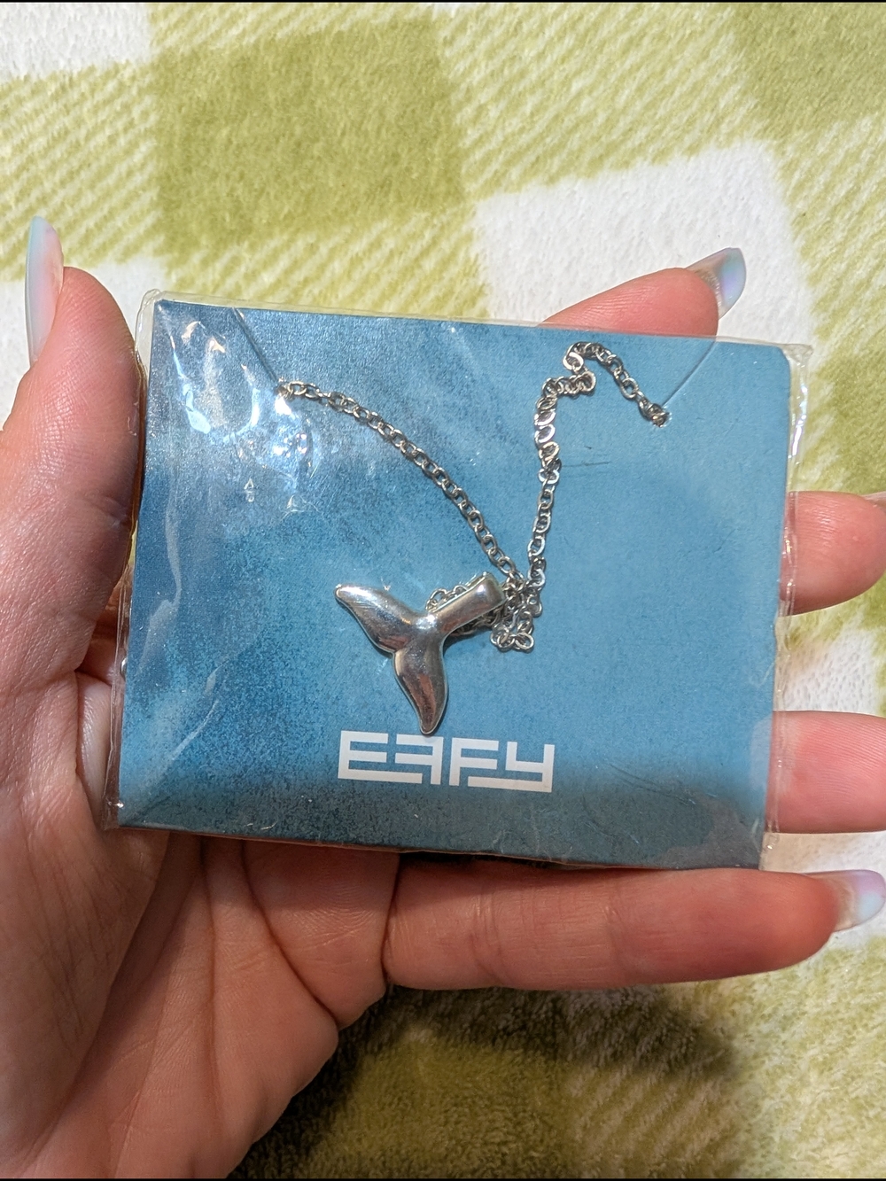 EFFY Silver Whale Tail Necklace